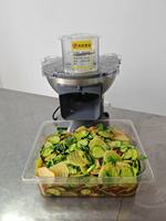 Nieuwe Commerciële Elektrische Groentesnijder Chopper Aardappelsnijder Uienhouder Snijfunctie Fruitvoedselverwerkingsmachine