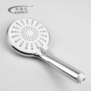 China Supplier Bathroom Accessories 3 Function ABS Chromed Hand Shower Jets