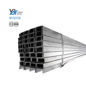Perfil de Acero Galvanizado DIN, Acero Estructural S275JR <span class=keywords><strong>UPN100</strong></span> 100x50x6x8.5 UPN120 120x55x7x9, según Norma EN 10025-2-2019 - Product Image 1