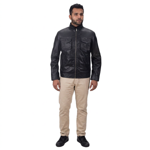 Premium Genuine <b>Leather</b> Winter Casual <b>Jackets</b> for <b>Men</b> Premium genuine <b>leather</b> winter <b>jacket</b> Winter casual <b>jackets</b> for unisex - Product Image 5