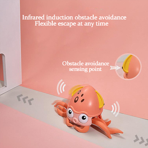 New Hot Selling Wholesale Plastic Pulling Walking Octopus Electric <strong>Crawling</strong> <strong>Crab</strong> <strong>Toy</strong> - Product Image 5