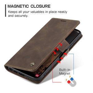 Étui portefeuille en cuir à fentes magnétiques pour cartes pour <span class=keywords><strong>Samsung</strong></span> S26 Ultra S25 Edge S24 S23 S22 <span class=keywords><strong>S21</strong></span>, <span class=keywords><strong>coque</strong></span> de <span class=keywords><strong>téléphone</strong></span> à rabat avec support intégré - Product Image 6