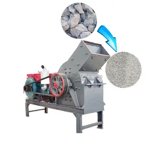 Tela malhas triturador pequeno cascalho triturador máquina 80tph usado palete pedra martelo triturador máquina planta
