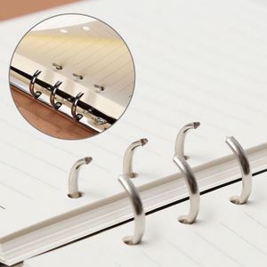 Custom Magnetic Buckle Promotional Business A5 PU Silk <b>Screen</b> Printed Loose-<b>Leaf</b> 6 Ring Refillable Notebook Binder - Product Image 4