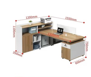 Mobilya iş istasyonu kombinasyonu masaüstü çağrı merkezi kabinleri personel masası bölme panosu ofis bölümleri yüksek kalite - Product Image 6