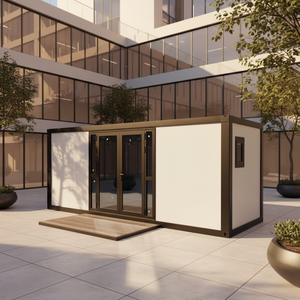 Модульные контейнерные дома Hanze с настраиваемым цветом, портативные, складные, 20/40 футов, роскошные сборные стальные офисы/Z-образные конструкции - Product Image 1