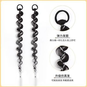 วิกผมเปียปลอมแบบยาว ไฮไลท์สีเดรดล็อค ทรงหางม้า สำหรับทุกสีผิว ทุกรูปหน้า ทนความร้อนสูง - Product Image 3