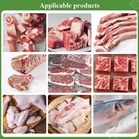 Cummerical entièrement automatique congelé bureau Mini électrique os viande poisson scie importé lame en acier coupe Machine à scie