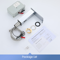 Robinet de salle de bain automatique sans contact à détecteur de mouvement en laiton de haute qualité 2026 – Robinet électronique infrarouge mains libres pour lavabo