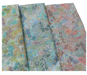 Tela de Algodón Tana Lawn Ecológica de Alta Calidad con Estampado Floral, Tela Suave para la Confección de Vestidos y Faldas - Product Image 1