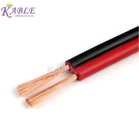 Cable Eléctrico UL2468 18AWG de 2 Núcleos, 80C, 300V, con Aislamiento de PVC Rojo y Negro, Certificado RoHS/REACH, UL758, UL1581, para Uso General