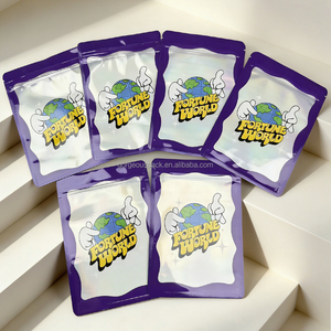 Custom Printing Your Own logo Food Edible Resealable Smell Proof Stand up Pouch Packaging 3.5g 7g 1oz 1lb Mylar Bag With Zipper - Product Image 2