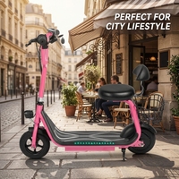 Scooter électrique avec siège, moteur sans balais, batterie au lithium, capacité de 150 kg, siège confortable, panier de rangement – Fournisseur d'usine fiable
