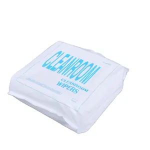 Essuie-glace en polyester et nylon pour salle blanche 6X6 9X9 non pelucheux lingettes de nettoyage industriel en microfibres pour salle blanche vente en gros