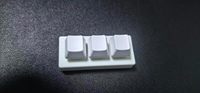 SAYODEVICE Keypad Makro Mekanis 3 Tombol yang Dapat Diprogram, Keyboard Mini Berkabel, Lampu Latar LED RGB, USB Mikro, Gaming Meja