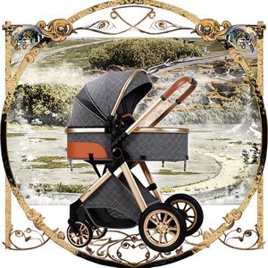 Poussette multifonctionnelle légère et portable en alliage d'aluminium, capacité de charge de 15 kg, pour bébés de 0 à 3 ans - Product Image 2