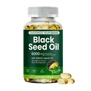 Capsules de haute qualité OEM pour une bonne santé respiratoire, antioxydant supérieur et protection cellulaire, huile de nigelle 6500 mg en gélules molles - Product Image 1