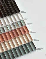 Kit cannelé en travertin beige Mosaïque en marbre Kat pour dosseret Carreaux de cuisine