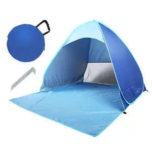 Hoge Kwaliteit Wholesale 2 Persoon Pop-Up Automatische Camping Tent Beste Outdoor Camping Tent