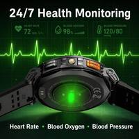 Fournisseur d'usine de montres intelligentes K66 personnalisées OEM ODM, écran rond de 1,85 pouce, batterie de 730 mAh, montre intelligente robuste