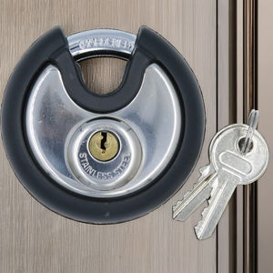 カスタマイズ可能なドア用70mm防水ゴムで覆われた特別な月のタイプ304ステンレス鋼のディスカスロック - Product Image 5