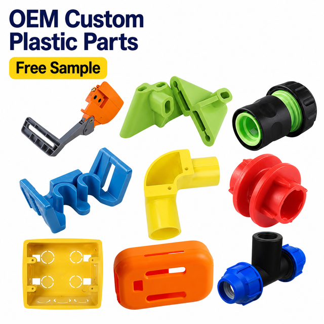 OEM ODM Plastic Mold Development Injection Molding Custom Size Surface Plastic Connectors Clips Support Bracket Parts