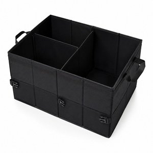 Caja de Almacenamiento para Maletero de Auto con Tapa, Organizador Plegable de Tela con Compartimentos, Capacidad de 55L, para Uso en el Hogar y el Vehículo - Product Image 4