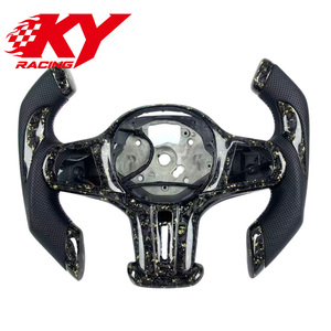 พวงมาลัย F1 สำหรับ BMW G21 G22 G23 G30 G31 G38 G80 G82 G83 ซีรีส์ 5 M2 M3 M6 F46 F45 M5 540i คาร์บอนไฟเบอร์ฟอร์จแบบกำหนดเอง - Product Image 1
