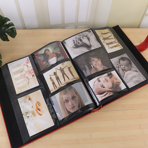 <span class=keywords><strong>Album</strong></span> di foto 4x6 Contenere 500 Foto Pagine in Nero di Grande Capacità <span class=keywords><strong>album</strong></span> di foto di Cuoio di immagazzinaggio rigida per la famiglia - Product Image 6