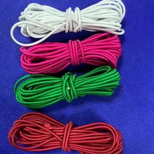 Corda elastica rotonda in lattice corda elastica ad alta resistenza corda elastica di colore