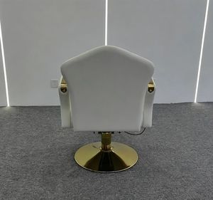 Nouvelle chaise de coiffure dorée, siège rotatif spécialement conçu pour les salons de coiffure et les barbiers étrangers. - Product Image 3