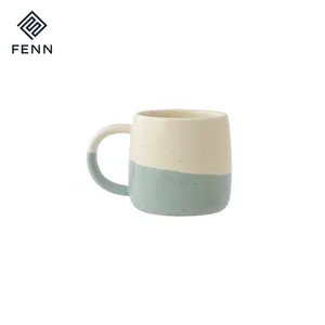 Hot Sale Ins Style Ceramic Coffee Mug Custom Color Speckled Sesame Glaze Stoneware Mug Fine Porcelain Cup Mugs