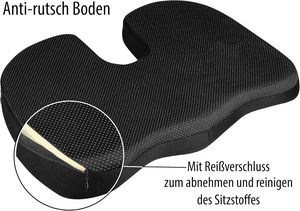 Protecteur de siège de voiture chauffant avec coussin en gel à mémoire de forme, coussin en maille universel - Product Image 4