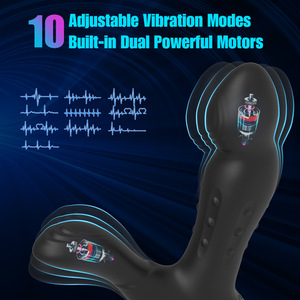 ExpanderSilicone anale anale Plug maschio prostatico massaggiatore Premium vibrazione biancheria intima indossabile vibratore per il piacere sessuale - Product Image 6