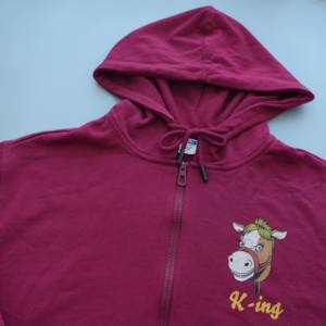 300G French Terry Zip up Sweats à capuche en coton Impressions numériques Sweats à capuche zippés pour hommes Personnalisé votre propre logo - Product Image 2