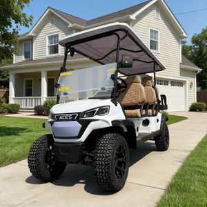 Voiturette <span class=keywords><strong>de</strong></span> golf électrique 6 places à 4 roues à énergie solaire, nouvelle voiture agricole <span class=keywords><strong>de</strong></span> l'usine Club Car - Product Image 3