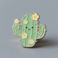 Fournisseur en gros d'épingles, épingles en métal pour plantes en pot, badge, broche, épinglette de fleur, épinglette en émail personnalisée, douce ou dure