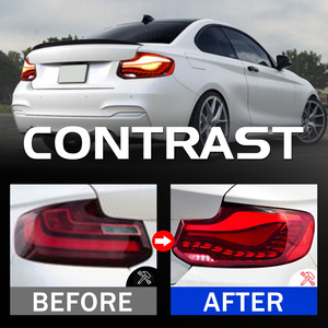 Feux Arrière <span class=keywords><strong>LED</strong></span> pour BMW Série 2 M2 2014-2022 <span class=keywords><strong>Clignotant</strong></span> Séquentiel Animation de Démarrage Phares Arrière - Product Image 6