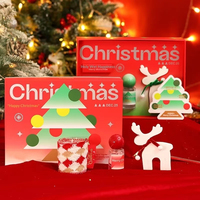 Coffret Cadeau Aromathérapie de Noël : Diffuseur Huile Essentielle Élan, Décorations Élan, Bougie Parfumée, Ornement Élan, Décoration Maison