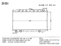 Radiateurs Winsee pour BLUEBIRD 1998-2000 U14 MT – Référence 21410-2J200 21410-8E100 – Couvercle supérieur du radiateur