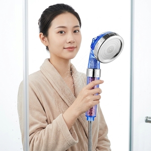 Moderno ad alta pressione pioggia soffione acqua risparmio bagno palmare <span class=keywords><strong>doccia</strong></span> con pietra filtrata <span class=keywords><strong>per</strong></span> uso bagno - Product Image 2