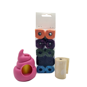 Sacs à déjections canines biodégradables en amidon de maïs compostable respectueux de l'environnement, solution pour les déchets de chiots, sacs à déjections pour chiens écologiques - Product Image 4