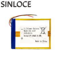 Batterie de téléphone portable OEM BL-51AT 3.8V 5100mAh pour batterie de téléphone rechargeable Droipad 8 8H H8