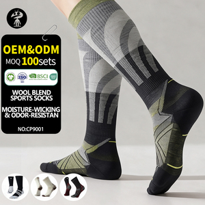 Wholesale Merino Wool Sports <b>Socks</b> Elite Professional Moisture Wicking <b>Thermal</b> Outdoor Hiking Performance Wool <b>Socks</b> - Product Image 1