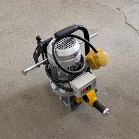 Machine de perçage de rails avec moteur à essence pour les trous de jonction de voies ferrées et les trous de goupilles