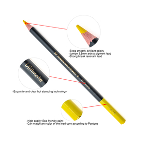 Crayons de couleur personnalisés jusqu'à 360 couleurs, à base de <span class=keywords><strong>cire</strong></span> et à cœur souple aquarelle, ensemble de crayons à dessin pour artistes professionnels - Product Image 3