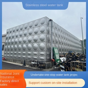 Usine en gros en acier inoxydable réservoir d'eau carré BDF enterré équipement de stockage d'eau pour la construction résidentielle <span class=keywords><strong>immobilier</strong></span> - Product Image 5