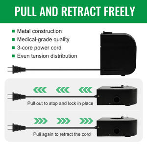 كابل طاقة USB قابل للسحب من ميلا بتصميم مضاد للكسر سهل اللف بطول/قابس/سلك مخصص لمعدات الألعاب - Product Image 3