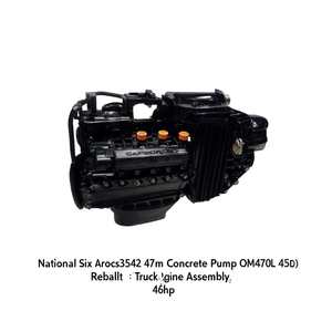 รถปั๊มคอนกรีต National Six Arocs3342 47 เมตร พร้อมเครื่องยนต์ OM470LA 456 แรงม้า  ประกอบใหม่ - Product Image 2