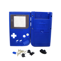 Coque de protection classique de haute qualité de couleur unie pour console de jeu Gameboy GB Class, coque pour GB GBO DMG avec boutons